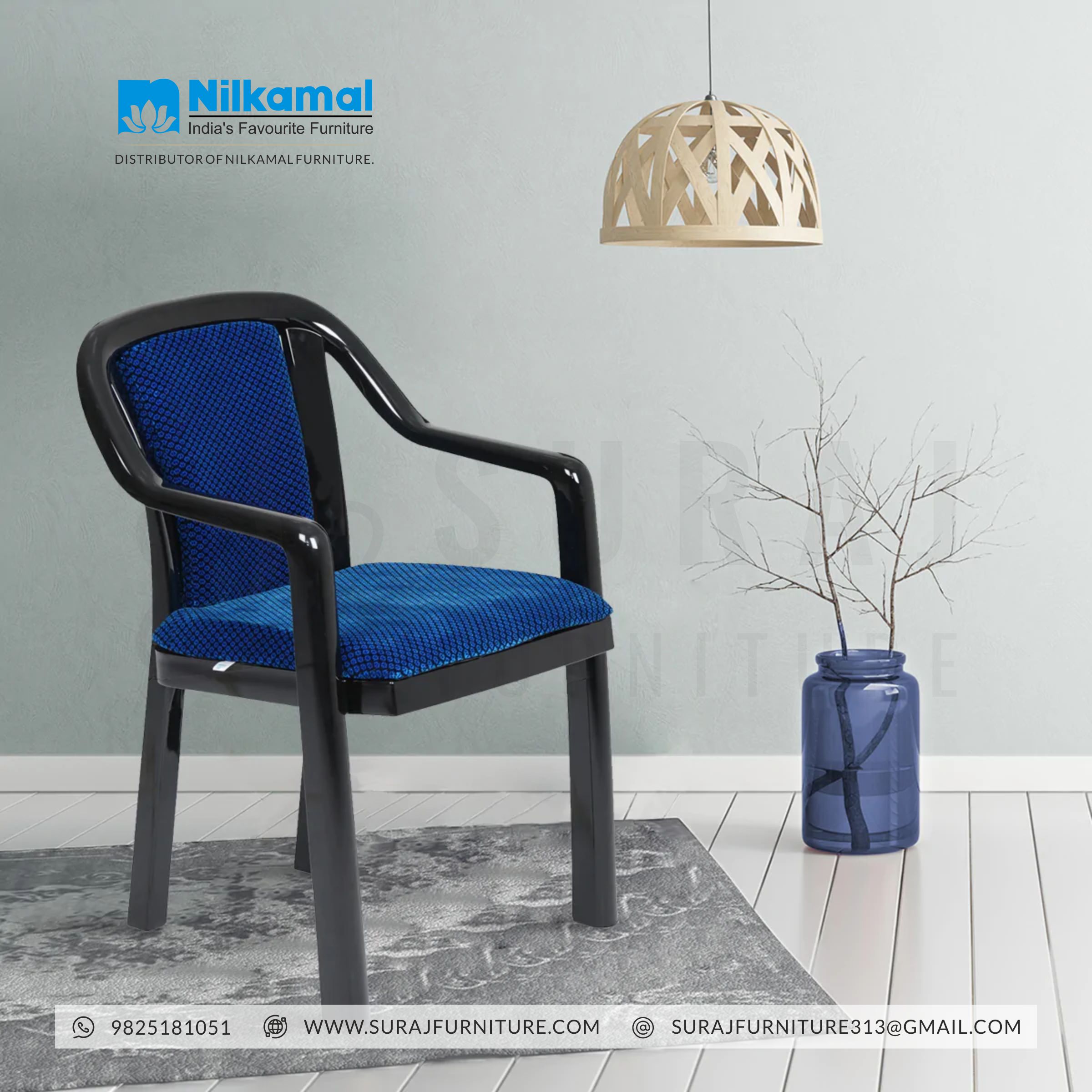 luxury chair nilkamal cushion