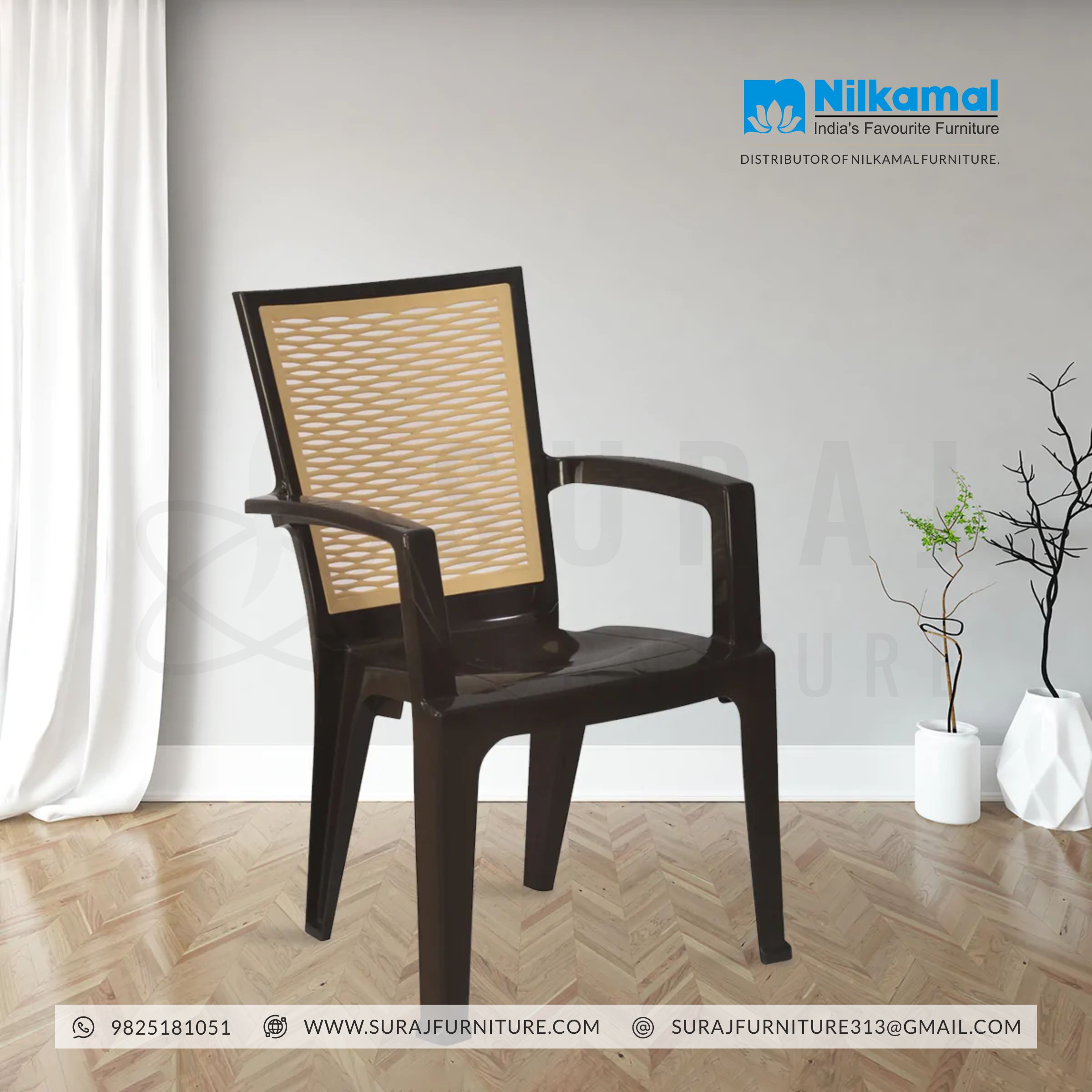 nilkamal chairs set 4