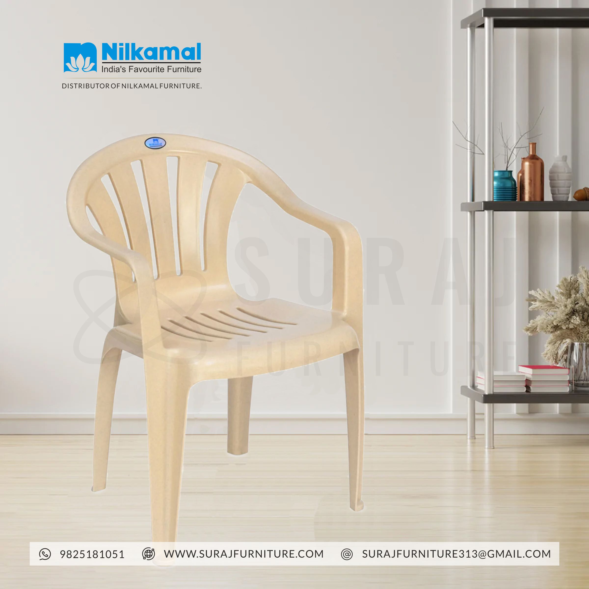 Nilkamal chair store design with price