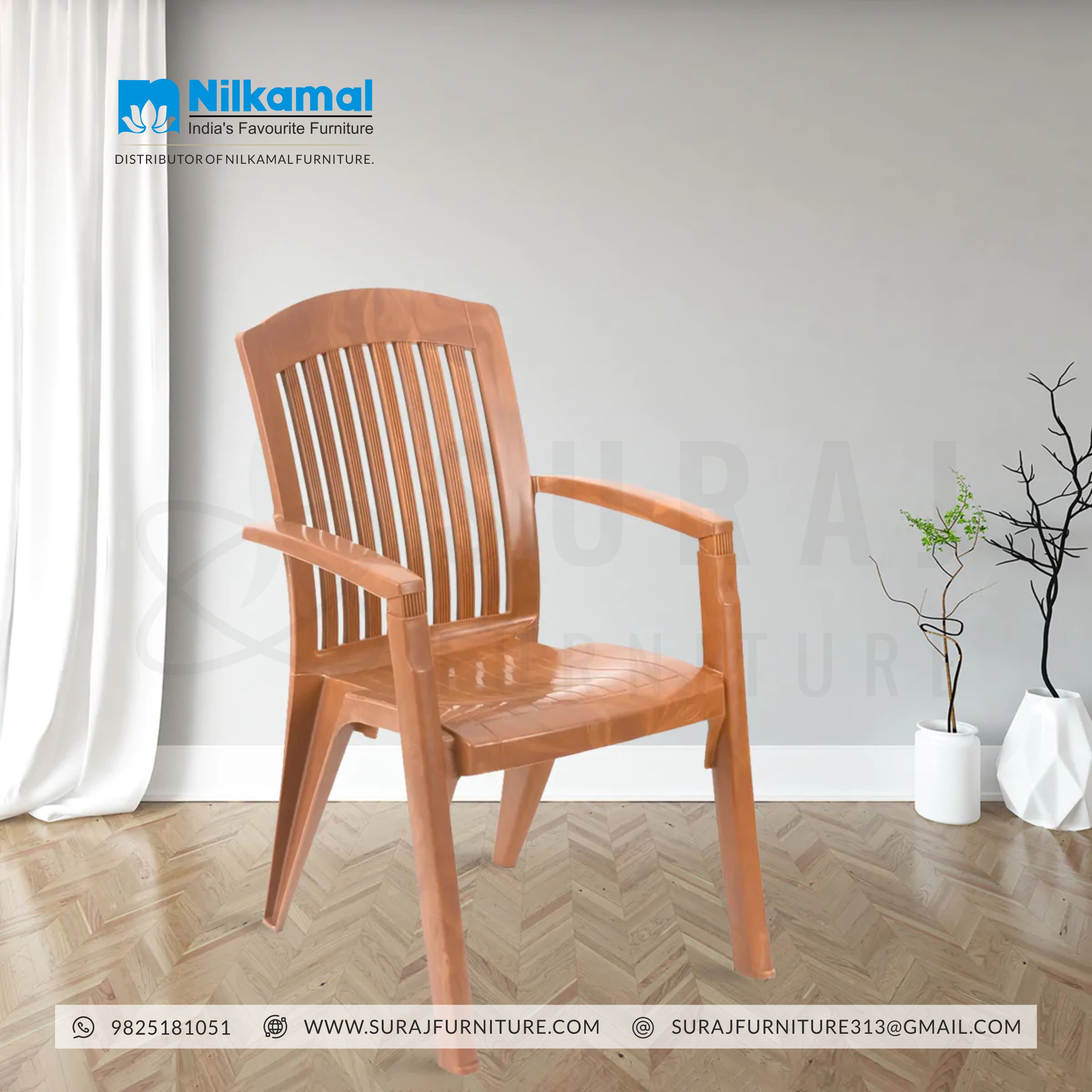 Nilkamal heritage chair price best sale