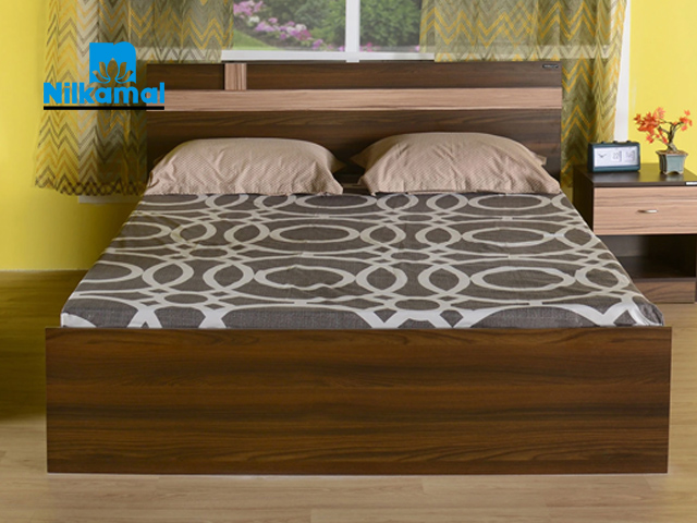 Nilkamal Teana Queen Bed Classic Walnut