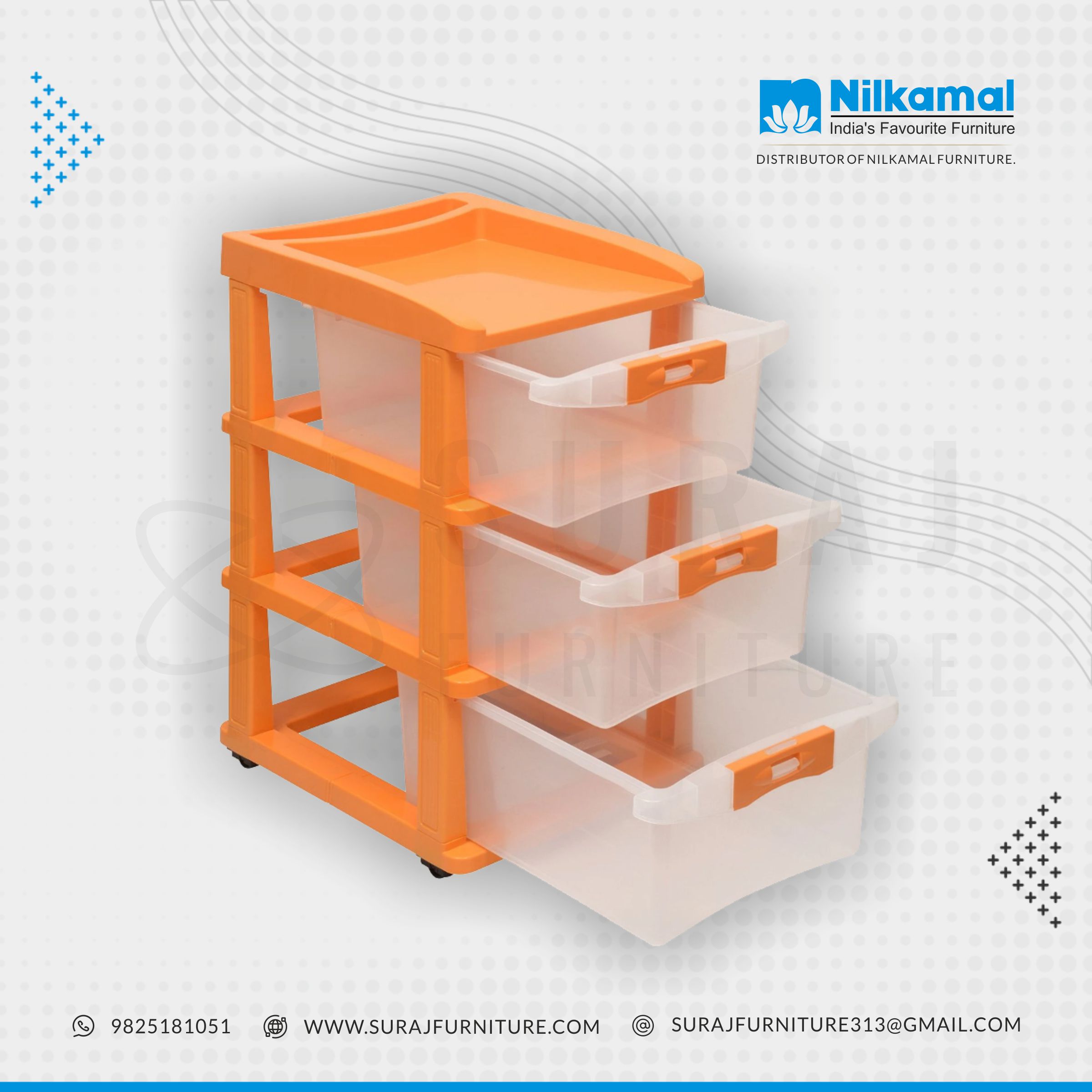 nilkamal plastic drawers