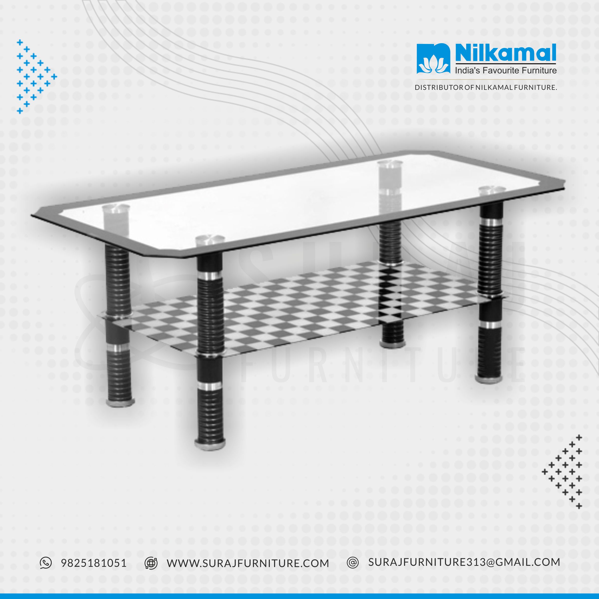 Nilkamal Emma Center Table Black