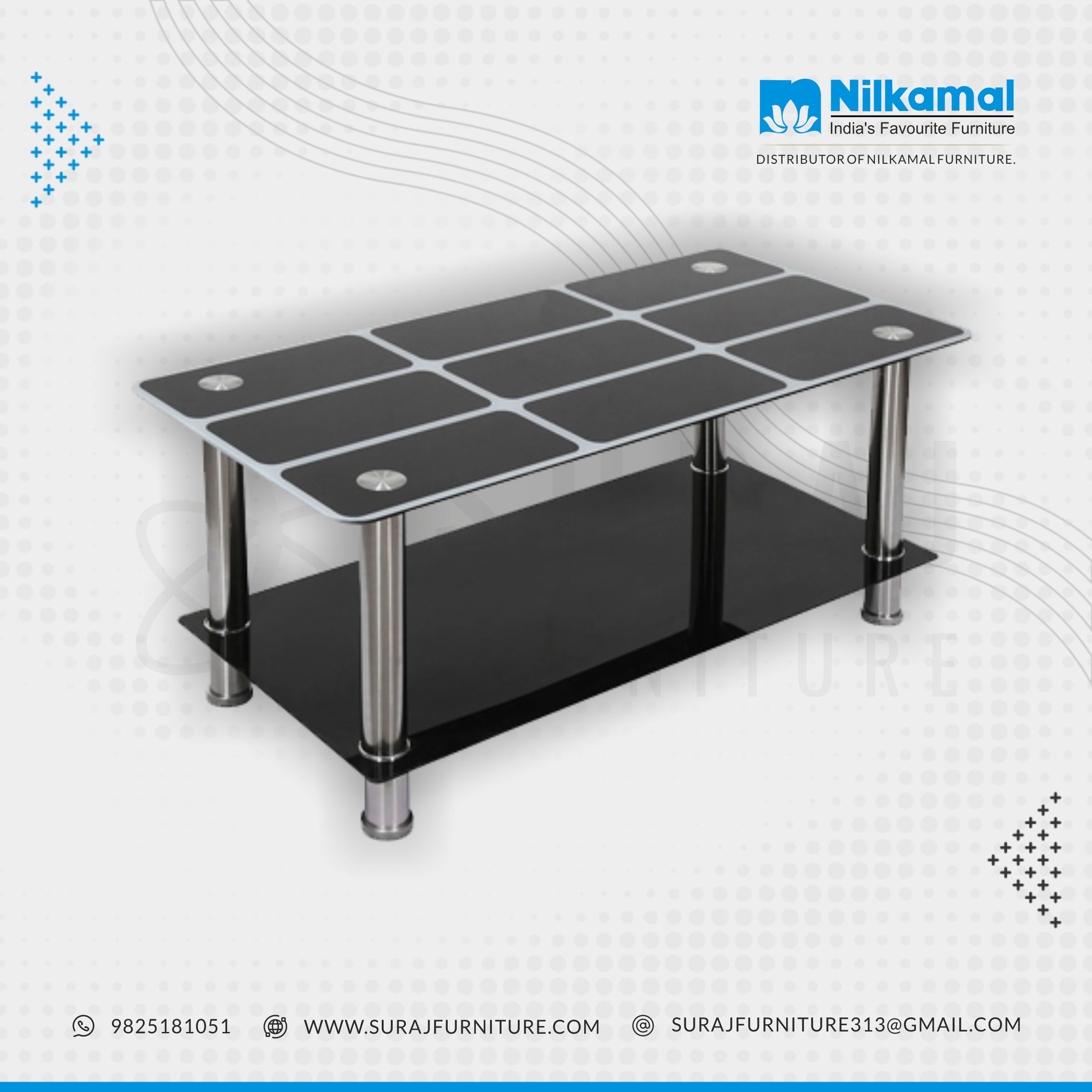 Nilkamal Glace Center Table