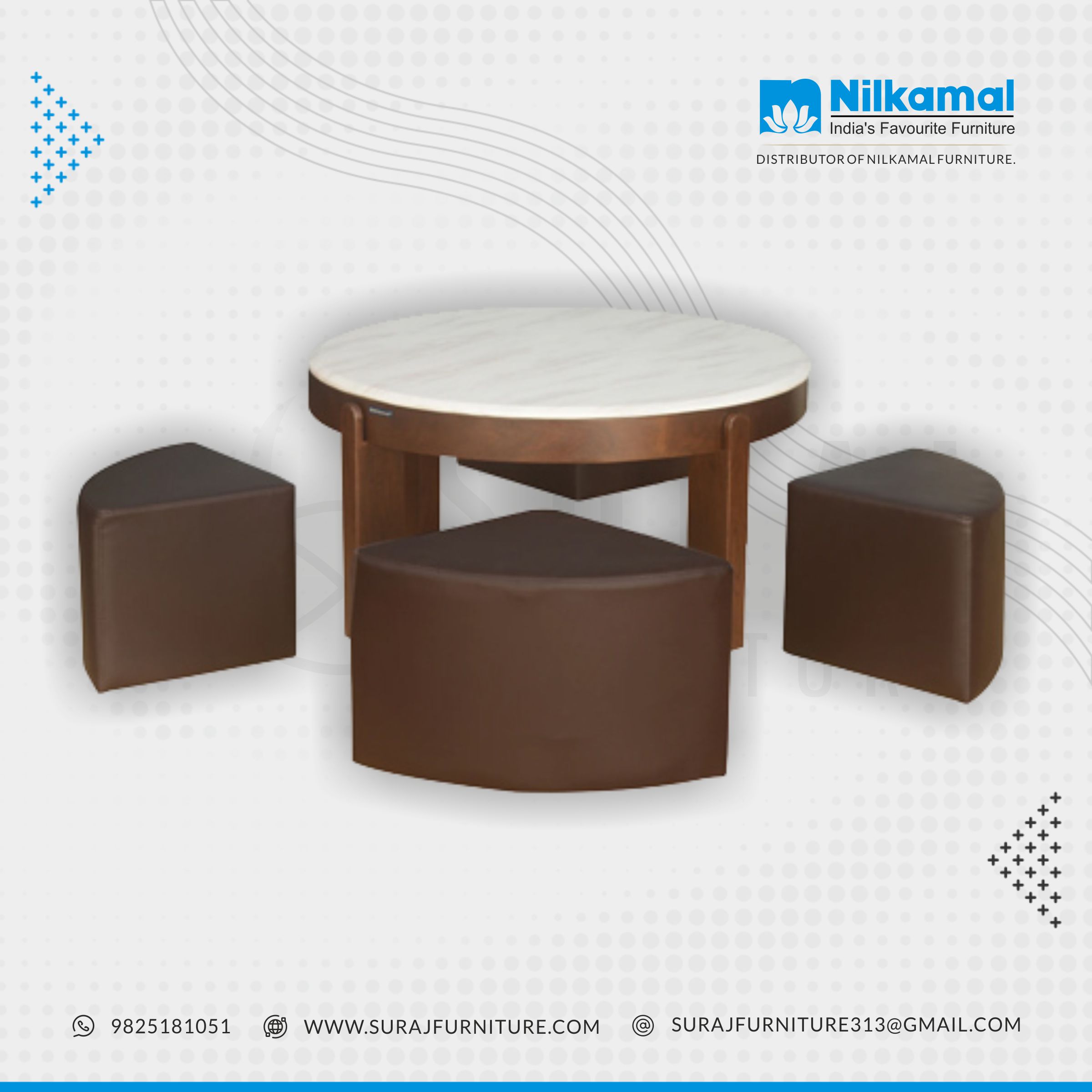 Nilkamal Luke Center Table