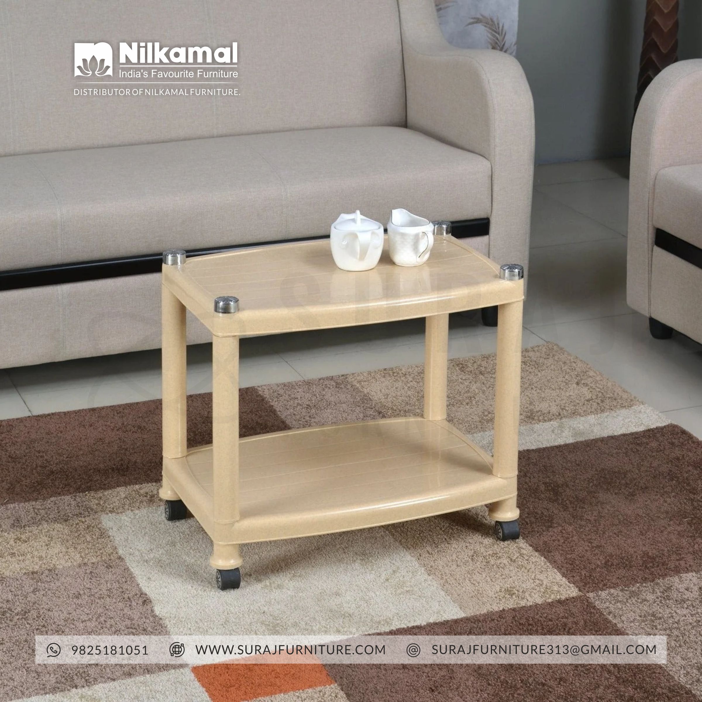 nilkamal center table plastic