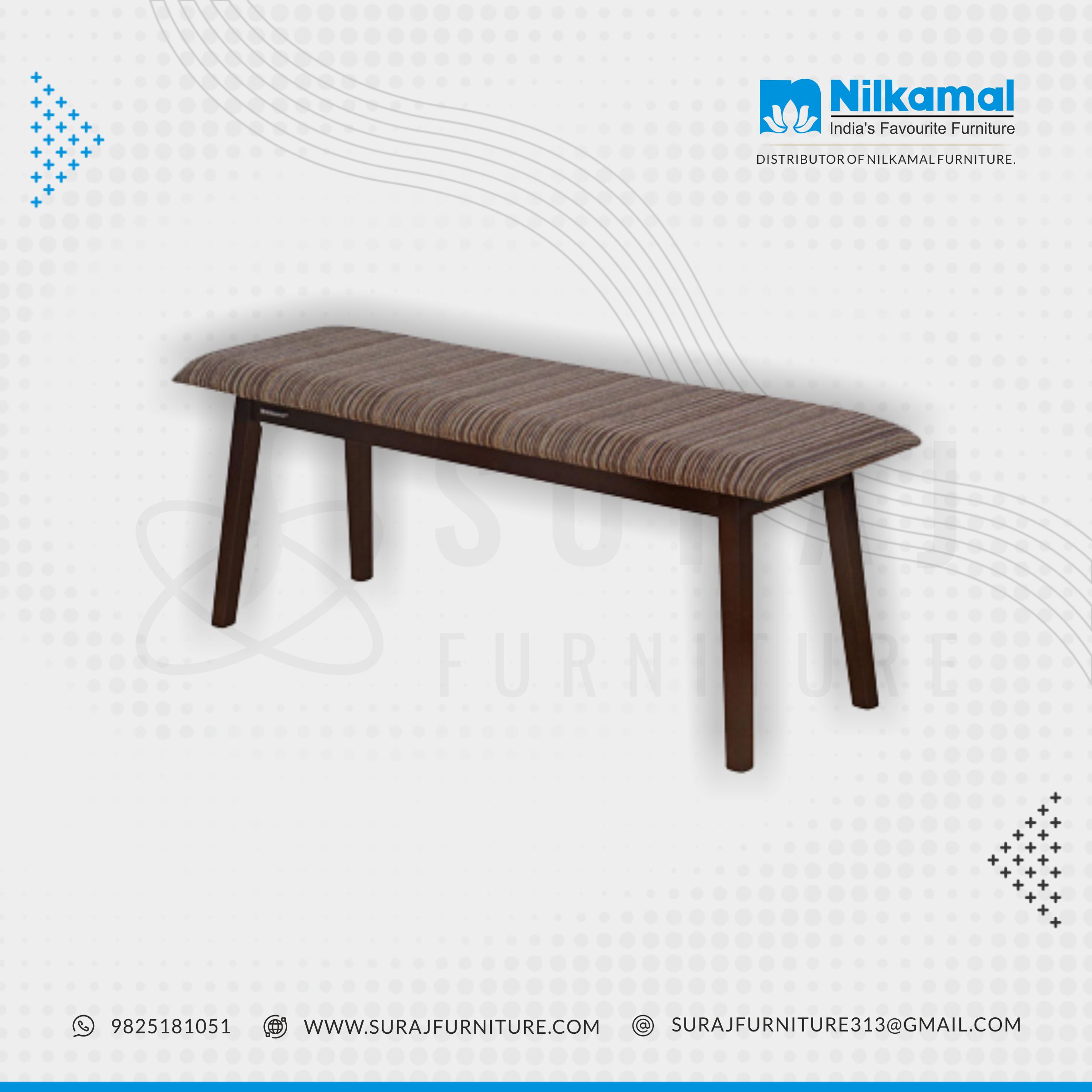 Julieta Dining Bench Mohca