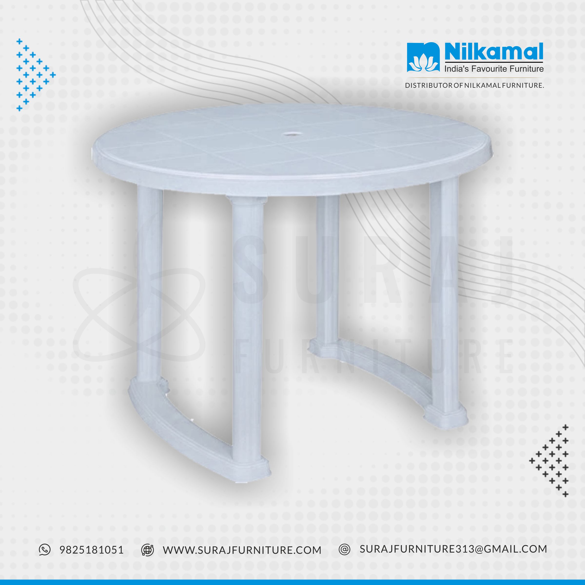 dining table 6 seater nilkamal