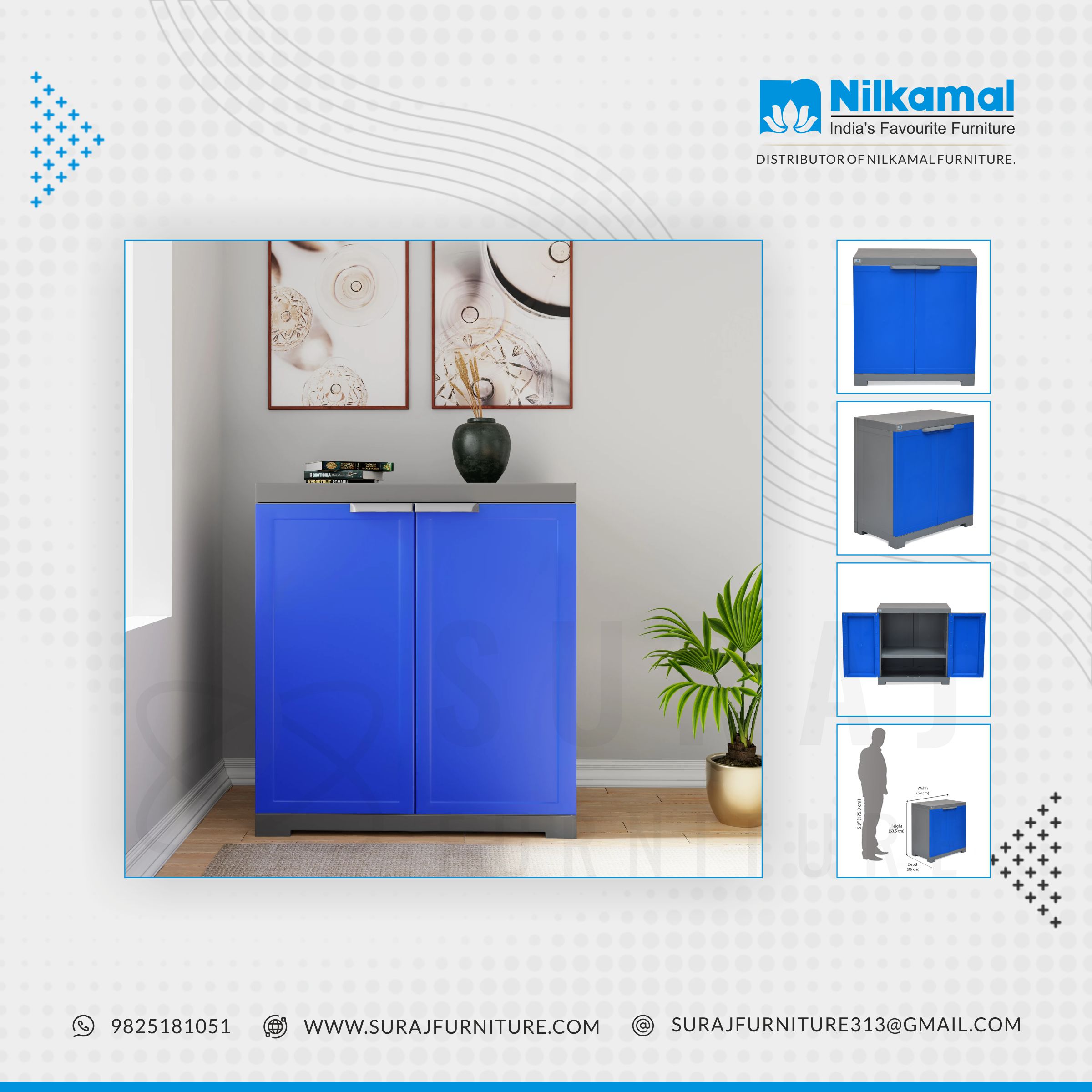 Pepperfry plastic cupboard sale