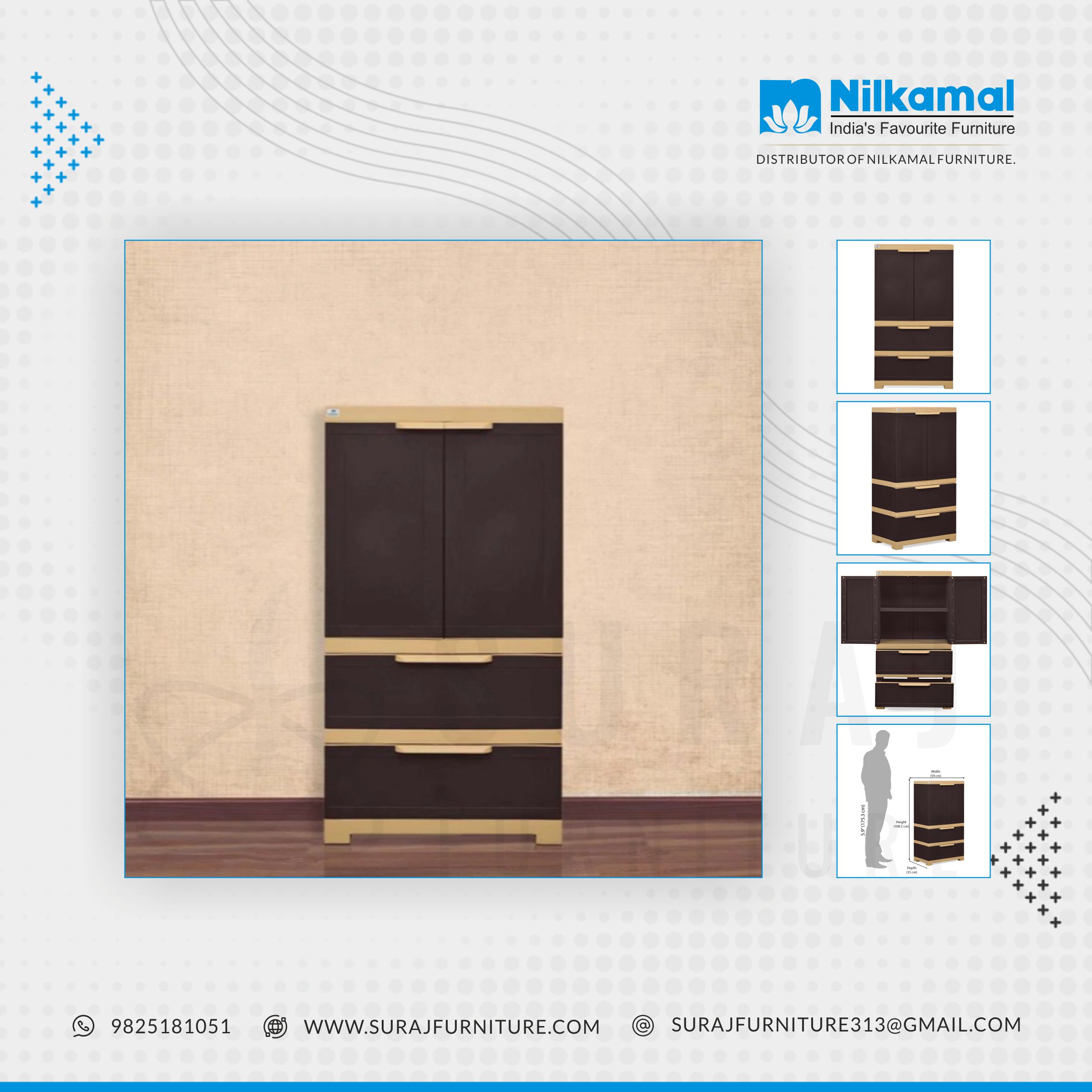plastic cupboard with drawers
