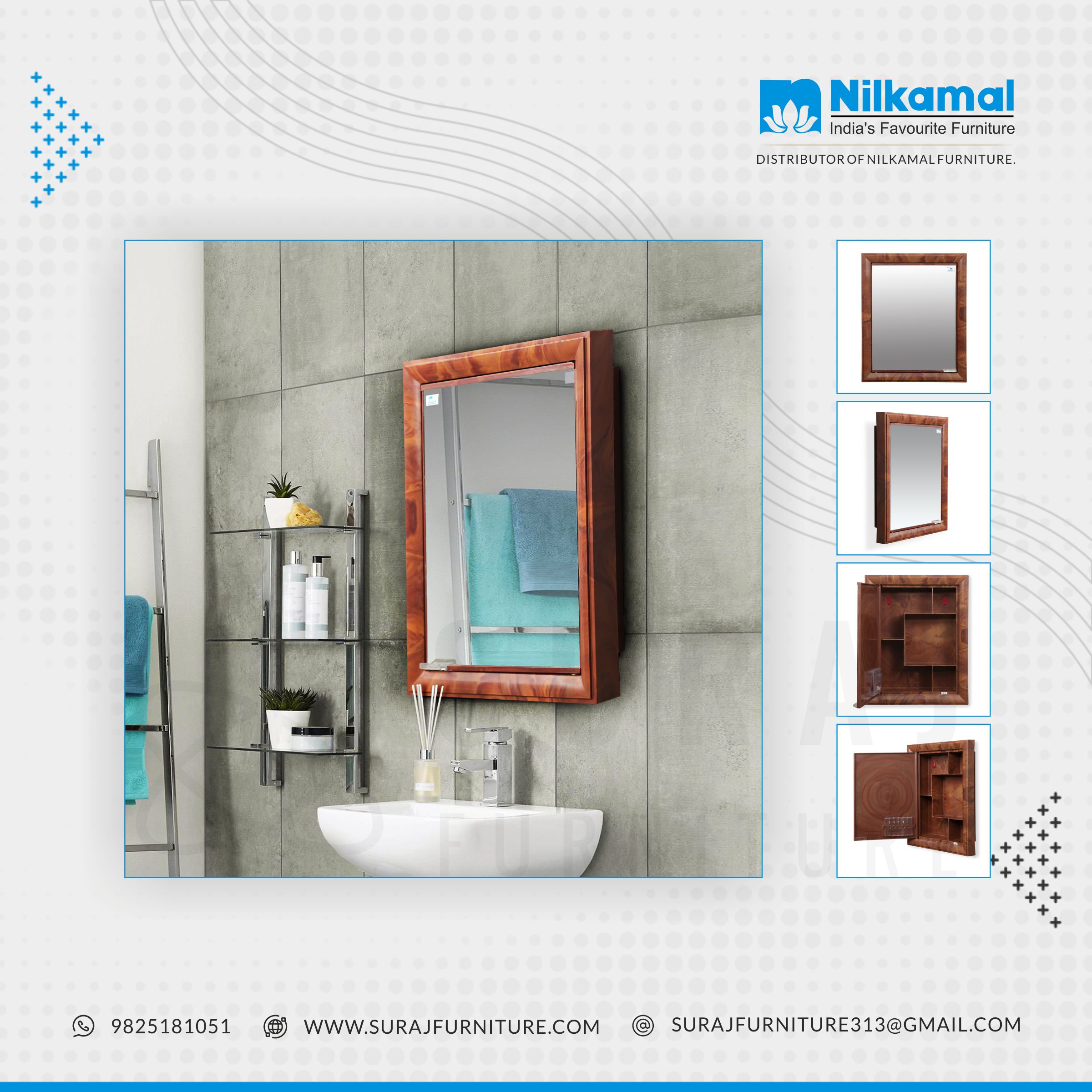 Plastic Cabinet Mirror